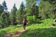 08 Siamo sulla 'Via Engidina' , sentiero per i laghi Lej da la Tscheppa e Lagrev 